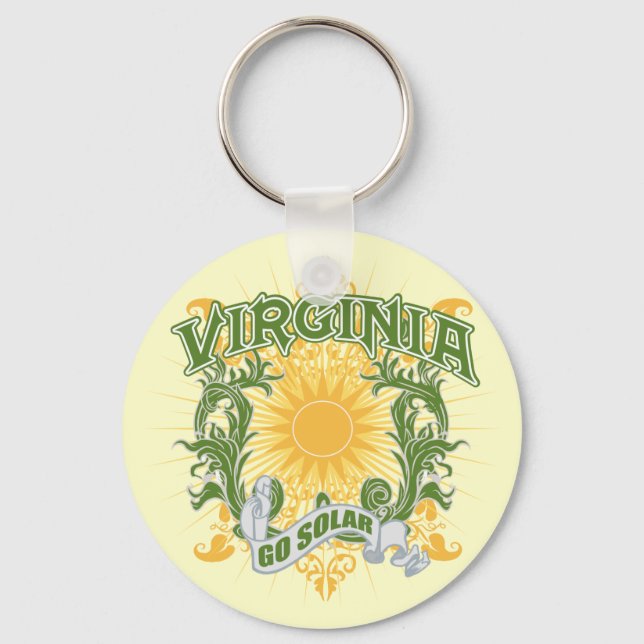 Solar Virginia Keychain (Front)