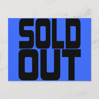 SOLD OUT POSTCARD