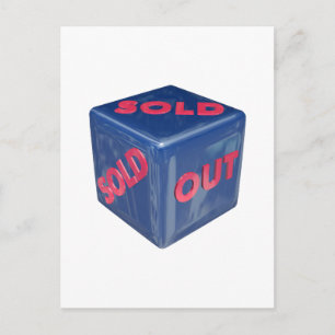 sold out postcard