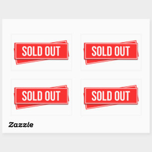 Sold Out Sticker