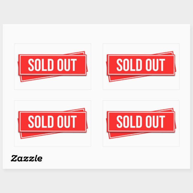 Sold Out Sticker (Sheet)