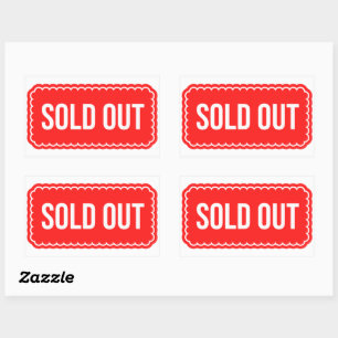 Sold Out Sticker