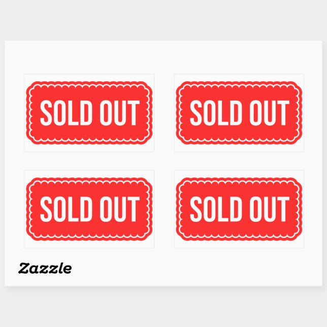 Sold Out Sticker (Sheet)