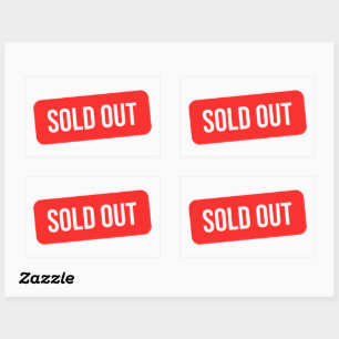 Sold Out Sticker