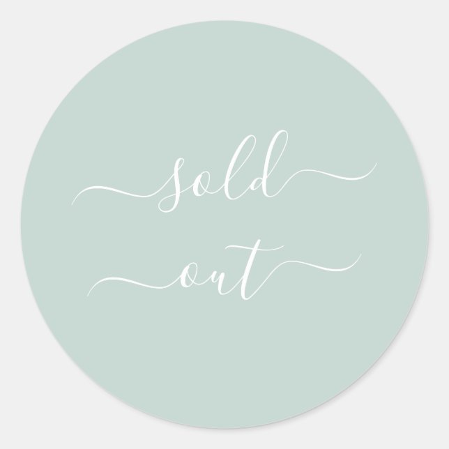 Sold out Stickers (Front)