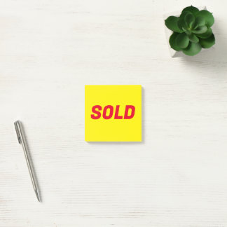 SOLD POST-IT NOTES