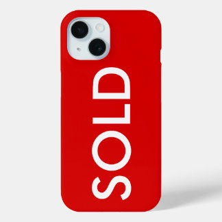 SOLD Red Sign Apple iPhone Phone Case Cover