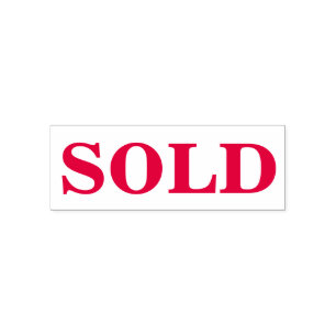 SOLD Rubber Stamp