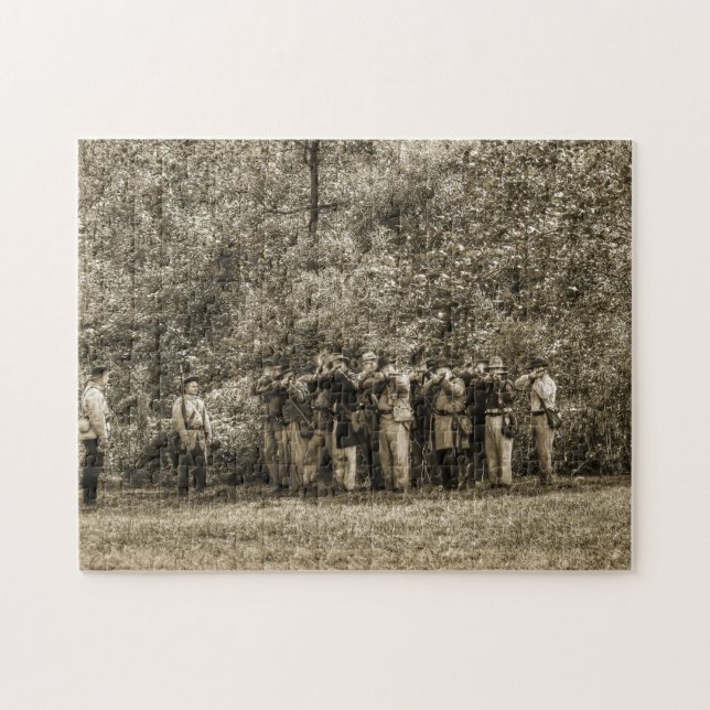 Soldats de la guerre civile Puzzle (Horizontal)