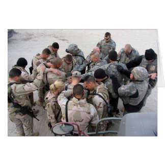Soldats des USA priant - customisé