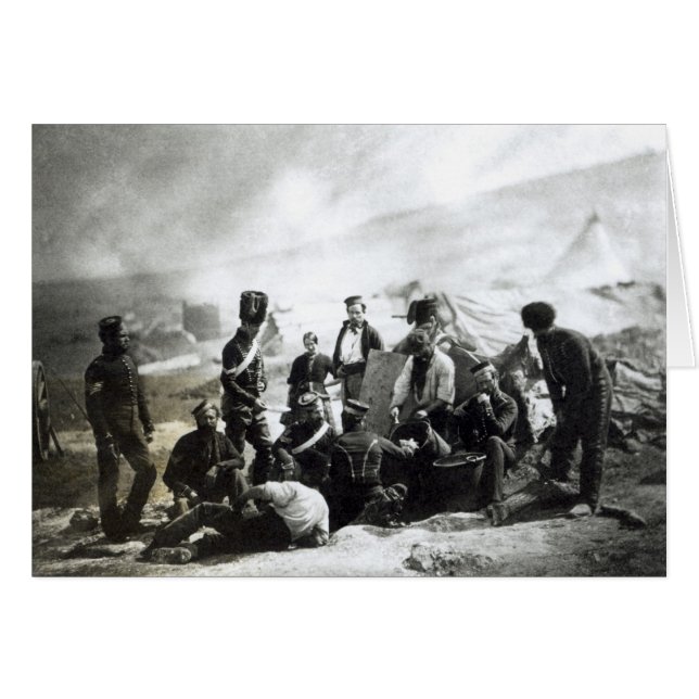 Soldats en Crimée, vers 1855 (Devant horizontal)