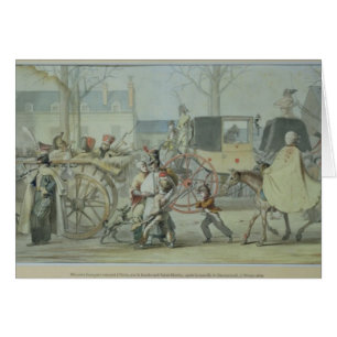 Soldats français blessés entrant dans Paris