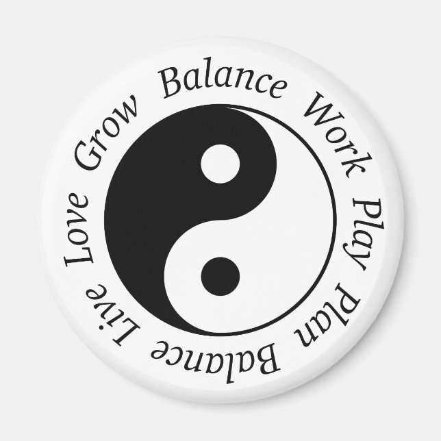 Solde Yin Yang Magnet (Devant)