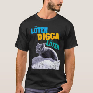 Soldering Digga Soldering Beer Drinker Beer Cat T-Shirt