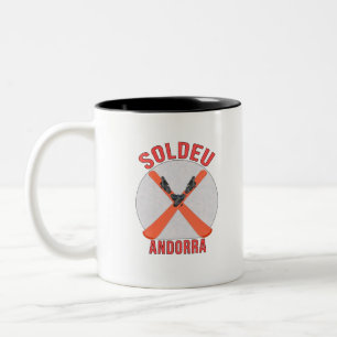 Soldeu, Andorra Two-Tone Coffee Mug