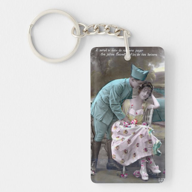 Soldier and Lover Keychain (Front)