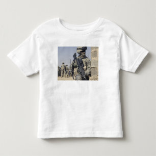 Soldier armed with a MK-48 Toddler T-shirt