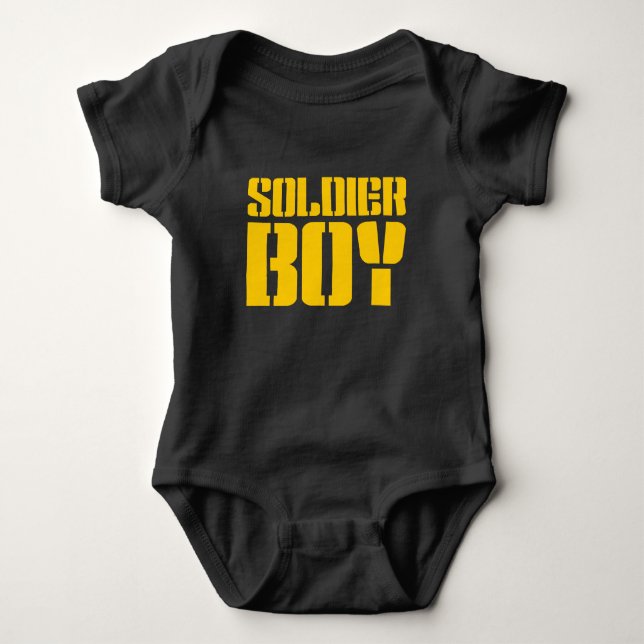 SOLDIER BOY BABY BODYSUIT (Front)