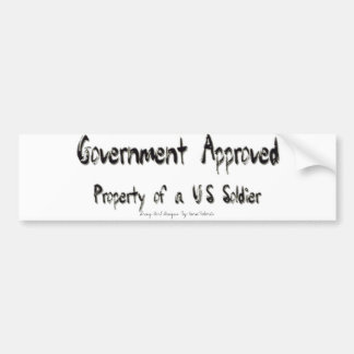 soldier - bumper sticker