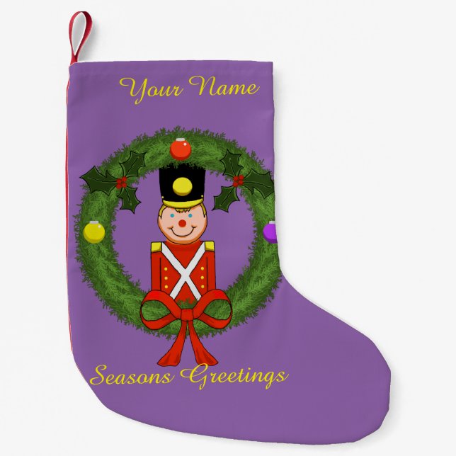 Soldier Christmas Stocking (Customizable) (Front)