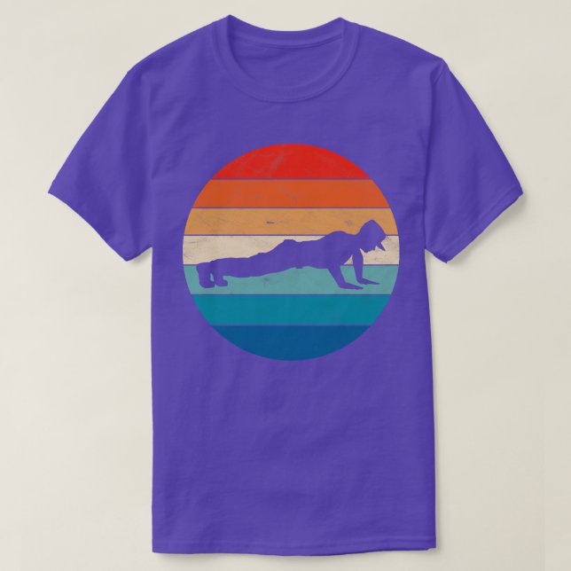 Soldier Doing Push Up T-Shirt (Design Front)