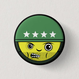 Soldier Face 1 Inch Round Button