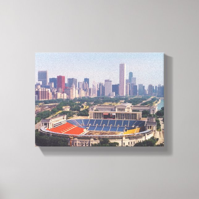 Soldier Field Skyline Canvas Print (Front)