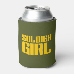 SOLDIER GIRL CAN COOLER