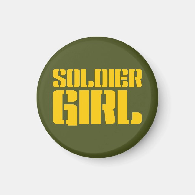 SOLDIER GIRL MAGNET (Front)