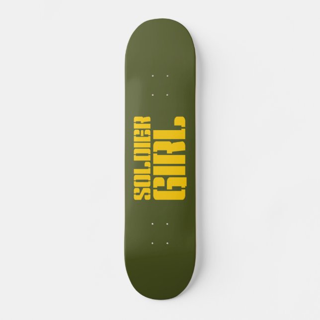 SOLDIER GIRL SKATEBOARD (Front)