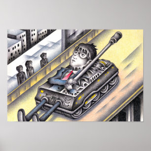 Soldier going to war. poster