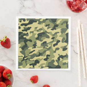 Soldier Joe GI Camouflage Party Napkins