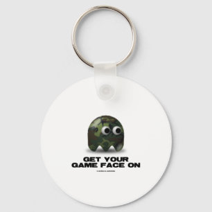 Soldier (Military Camouflage Retro Avatar) Keychain