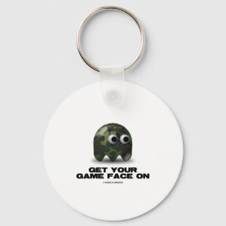 Soldier (Military Camouflage Retro Avatar) Keychain