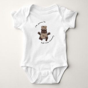 Soldier mommy baby bodysuit