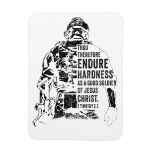 Soldier of Jesus Christ – Christian Faith Army  Magnet