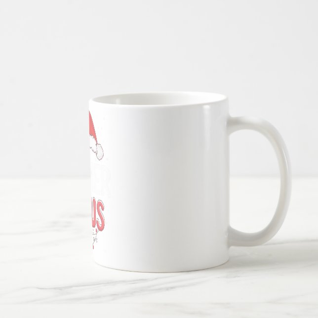 Soldier Santa Claus Christmas Matching Costume Coffee Mug (Right)