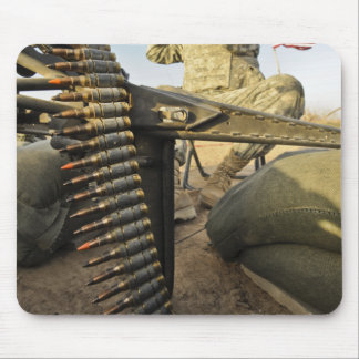 soldier scouts for enemy activity mouse pad