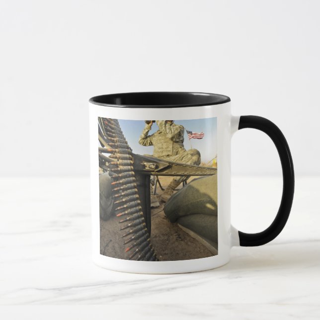 soldier scouts for enemy activity mug (Right)
