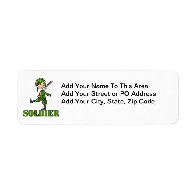 Soldier Stick Figure (Front)