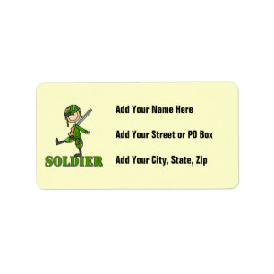 Soldier Stick Figure Label