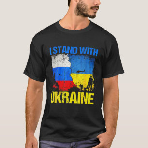 Soldier Support I Stand' With Ukraine Russian Ukra T-Shirt