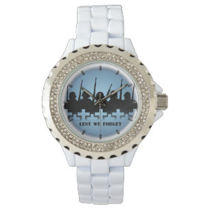 Soldier Tribute Watch Lest We Forget Wrist Watch