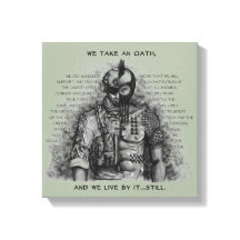 Soldier Warrior - Oath Customize Background Colour