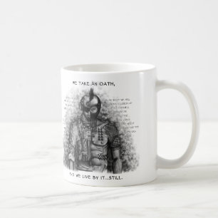 Soldier Warrior - Oath Customize Background Colour Coffee Mug