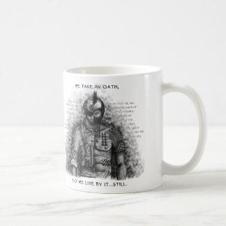 Soldier Warrior - Oath Customize Background Colour Coffee Mug