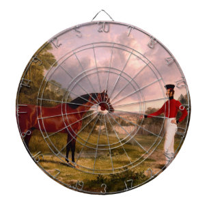 Soldier With an Officer's Horse Dartboard