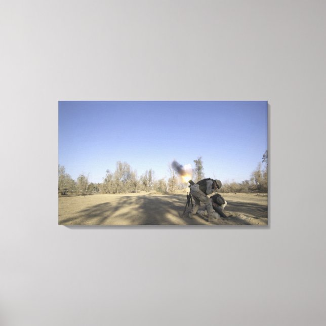 soldiers 2 canvas print (Front)