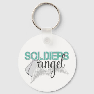 Soldiers Angel Green Keychain