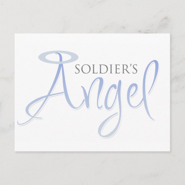 Soldier's Angel Postcard (Front)